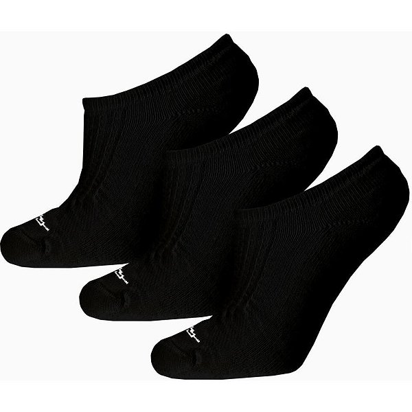 Meia Cano Invisivel 33-38 PT KIT.C/03