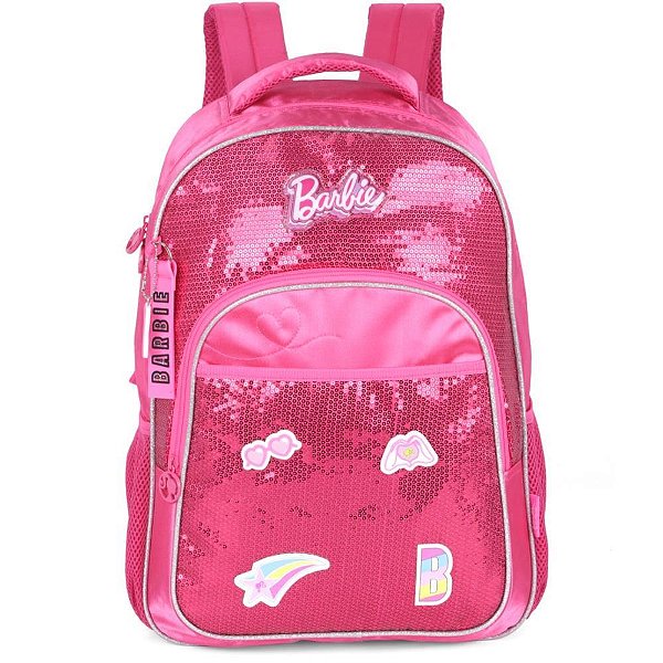 Mochila Barbie G PINK C/PAETE