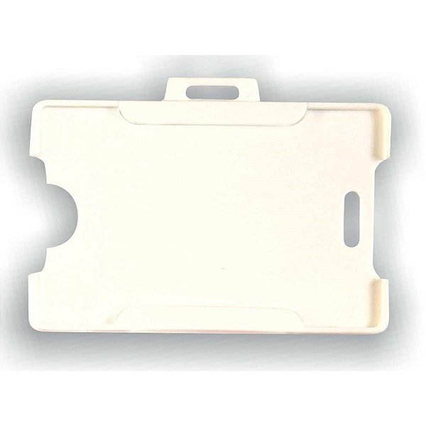 Protetor para Cracha Plastico Branco 54X86MM CX.C/50