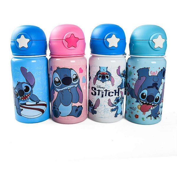 Garrafa de Aluminio STITCH 500ML C/TRAVA (S)