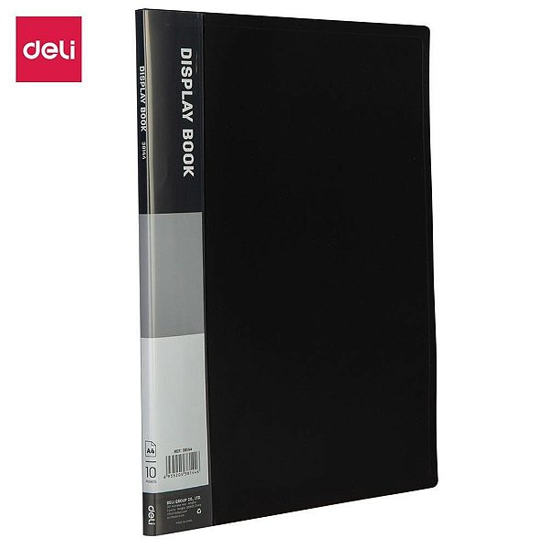 Pasta Catalogo Oficio 10ENV. 0,5MM Preto