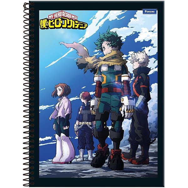 Caderno 01X1 Capa Dura MY Hero Academia 80FLS PCT.C/04