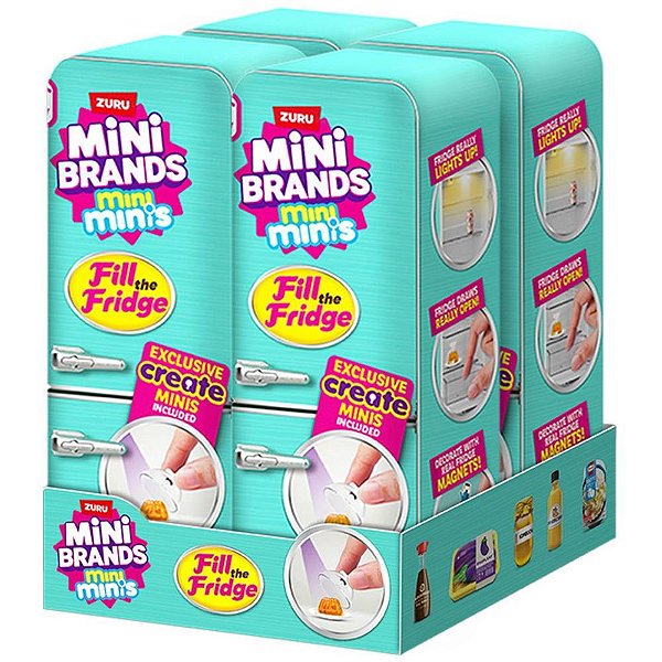 Brincando de Casinha Geladeira Mini BRANDS Minis