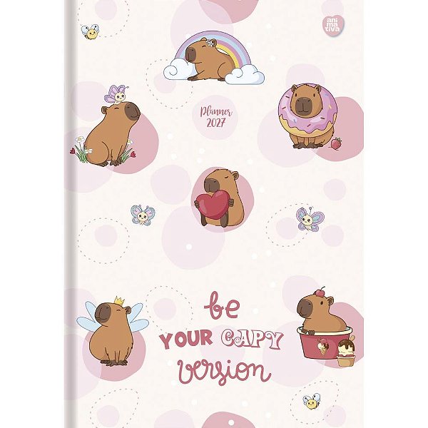 AGENDA/PLANNER 2027 Capycuties 20F. 178X254MM PCT.C/04