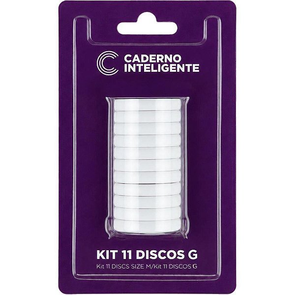 Caderno Inteligente Discos Grande 31MM BCO 11DISCOS+ELAST KIT
