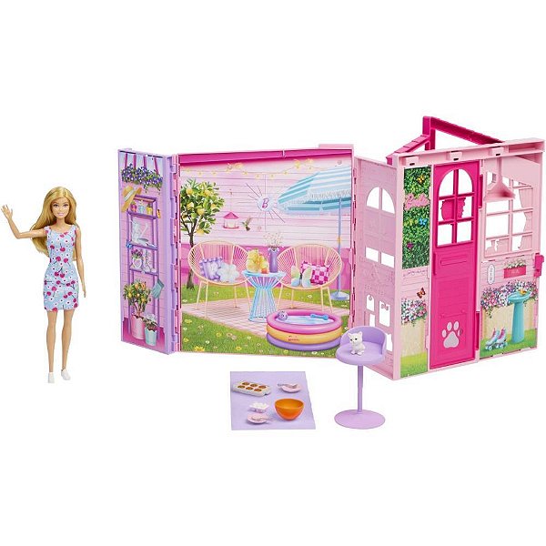 Barbie Estate Nova Casa GLAM C/BONECA