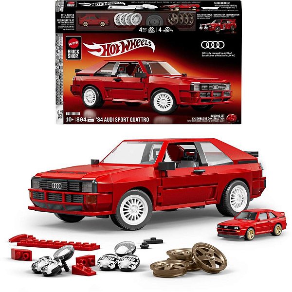 Hot Wheels BRICK SHOP Elite Series Audi 1:16 864PCS
