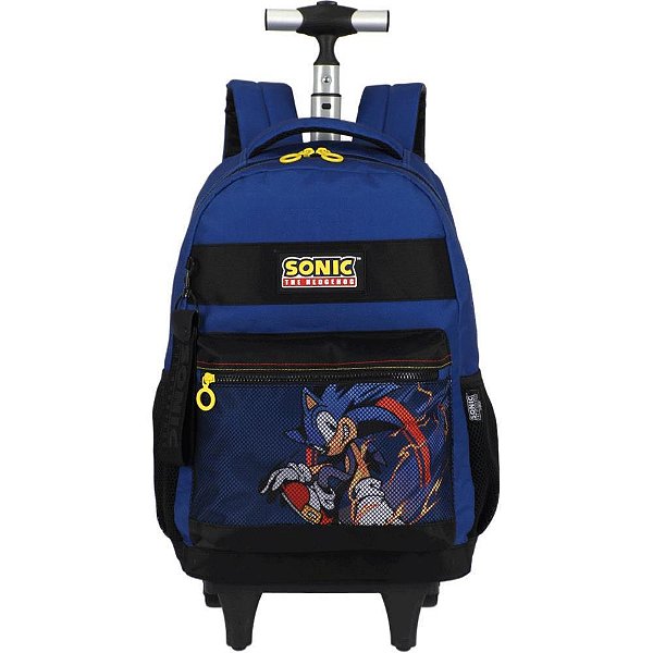 Mochila com Rodinha Sonic G Azul