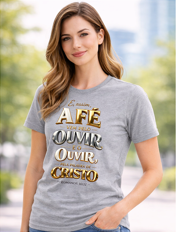 Camisa De Algodao Basica Unisex de segmento Evagelico Tradicional feminino
