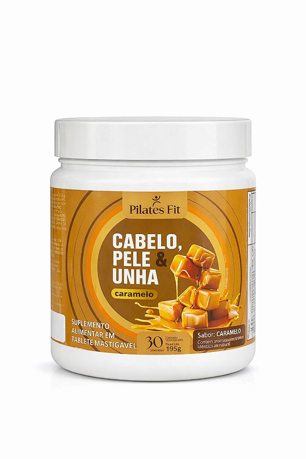 Caramelo Suplemento Cabelo, Pele e Unha PILATES FIT 300g