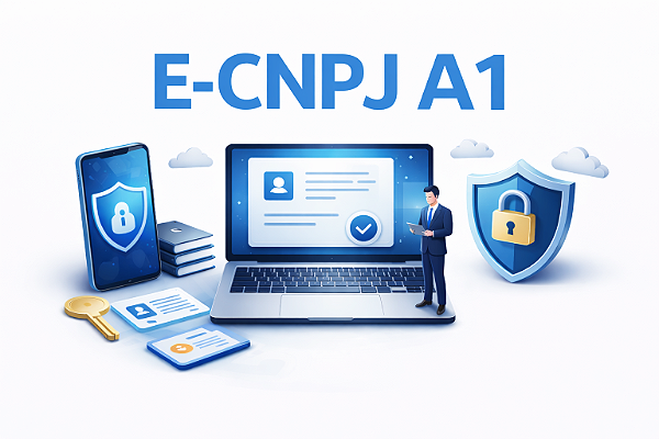 Renovação Certificado Digital e-CNPJ A1 1 ano de Validade