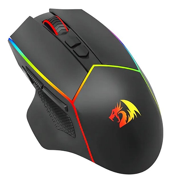 Mouse Gamer Redragon Sniper Preto RGB M801-RGB