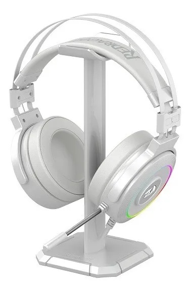 Headset Gamer Redragon Lamia 2 Lunar White RGB USB