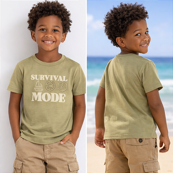 Camiseta Meninos Verde