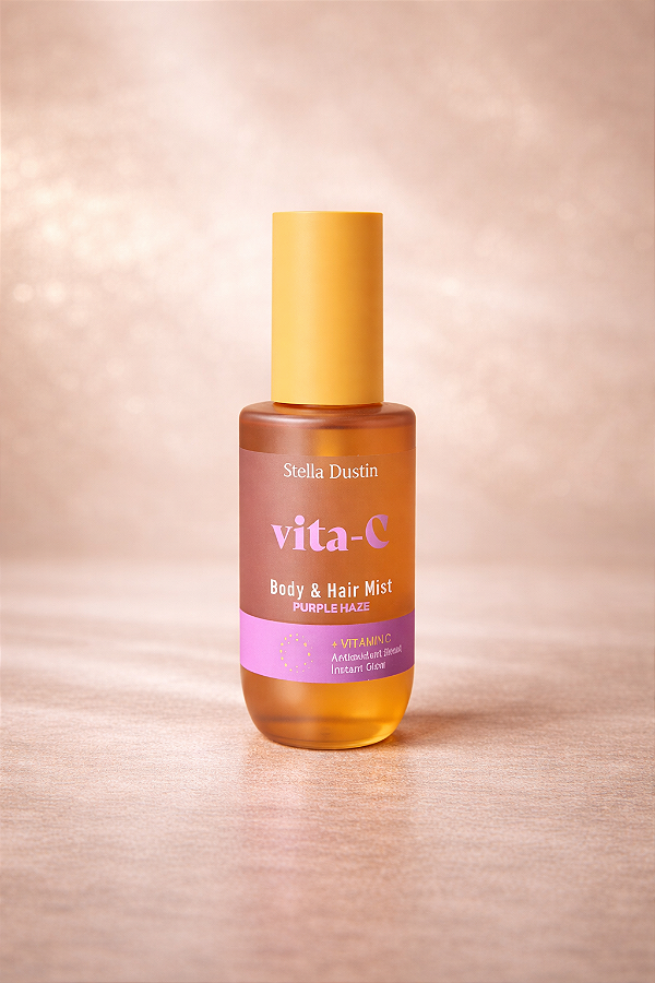 Perfume Capilar e Corpotal Stella Dustin Vita-C Body & Hair Mist Purple