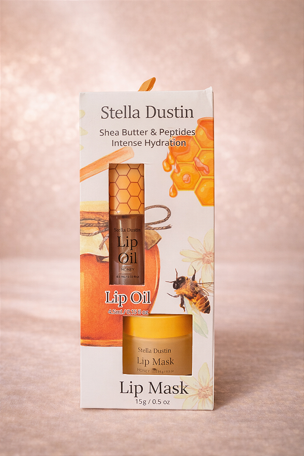 Hidratante Labial Stella Dustin Honey Lip Care Set