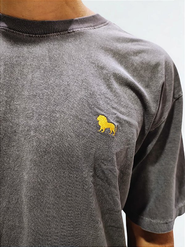 Camiseta Oversized Estonada Chumbo