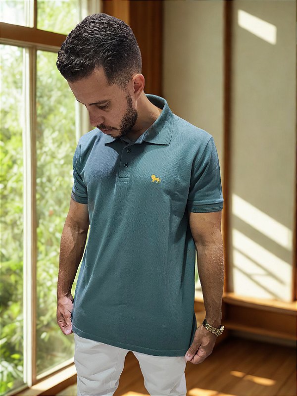 Polo Piquet Gold Verde Musgo