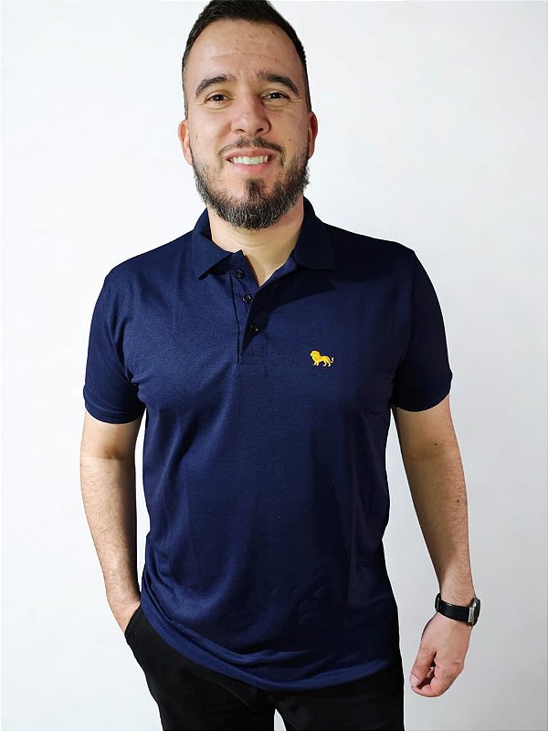 Polo Básica Work Marinho