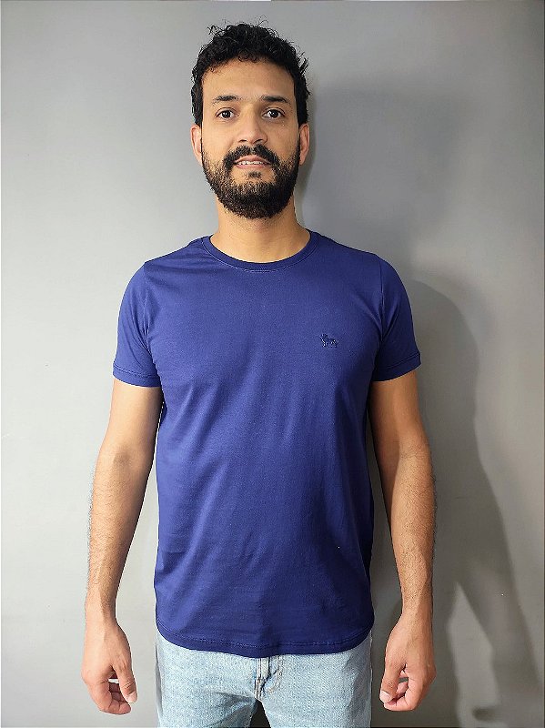 Camiseta Básica Minimalista Marinho