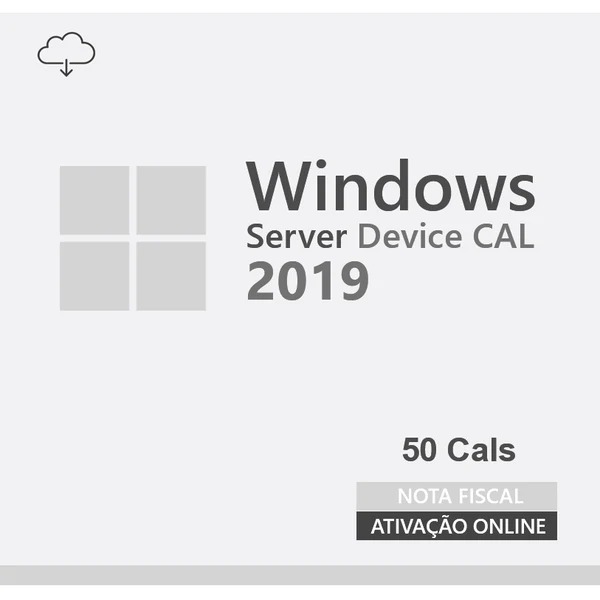 Cal de Acesso Remoto Windows Server 2019 – 50 dispositivos