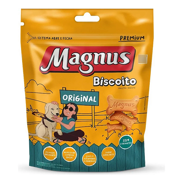 Magnus Biscoito Original Cães Adultos