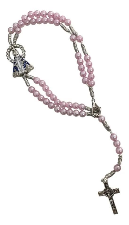 Pulseira Feminina Terço - Nossa Senhora Aparecida