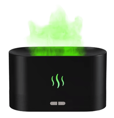 Difusor de Aroma Ultrassônico com Efeito Chama LED