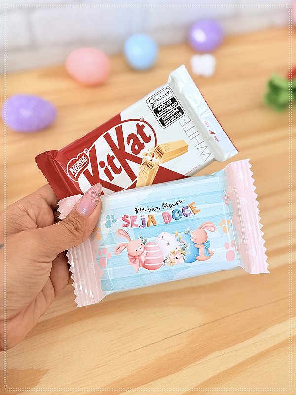 Kit Kat Ao Leite Adesivado