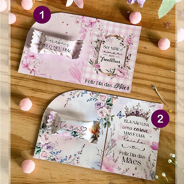 Balinha com card Dia das Mães