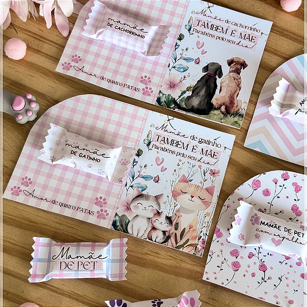 Balinha com card Mamães PET