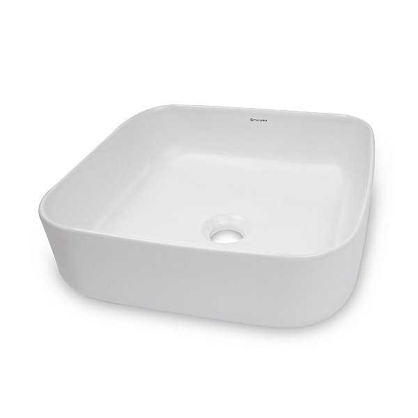 CUBA DE APOIO QUADRADO PARA BANHEIRO/LAVABO PW490