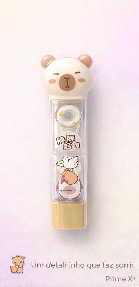 Fita Decorativa Capivara Kawaii para Planner e Cadernos | Prime X+