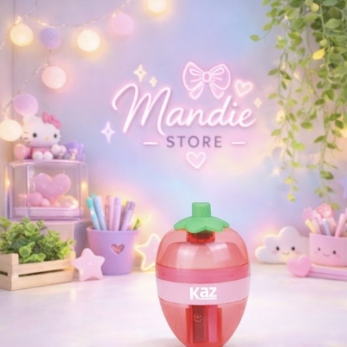 Apontador com Borracha Moranguinho 🍓