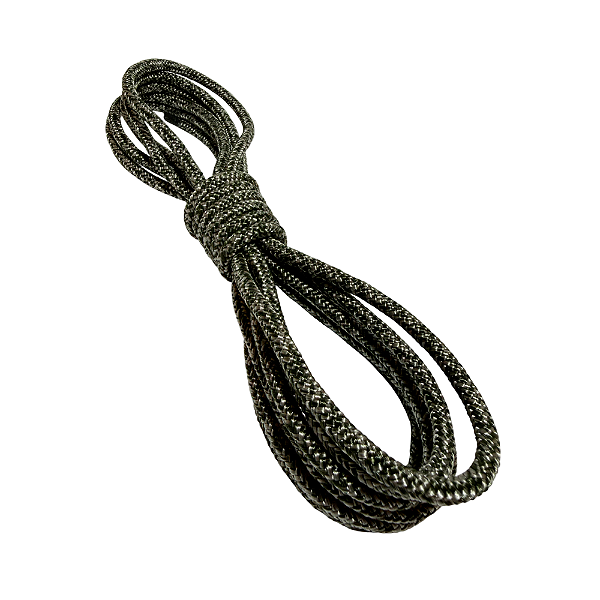 Corda Náutica redonda mescla 06mm - Prata militar