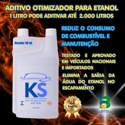 Aditivo Otimizador de combustível Etanol KSE-3000 Kuality em São Paulo