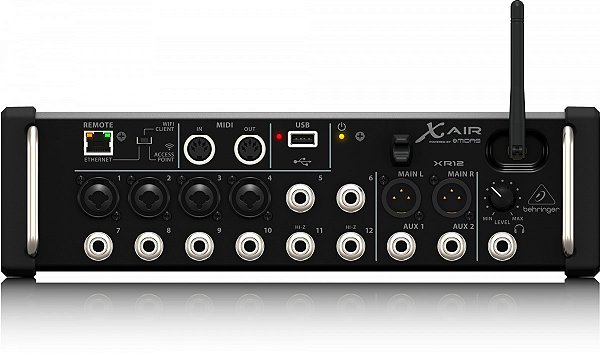 Mesa de Som Digital X Air XR12 Behringer 12 Canais
