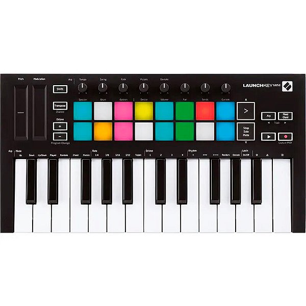 Controlador Novation MIDI USB Launchkey Mini MK3
