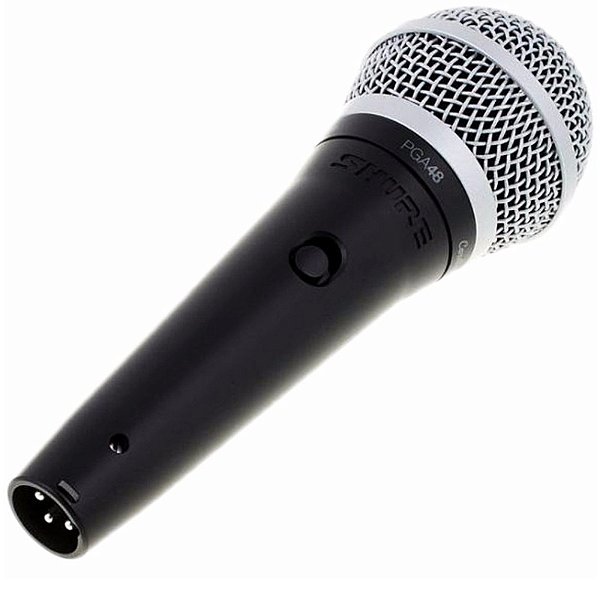 Microfone Shure PGA48 - LC Dinâmico