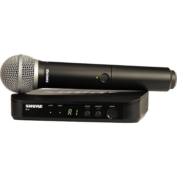 Sistema de Microfone Shure BLX24BRPG58-J10 Sem Fio Vocais