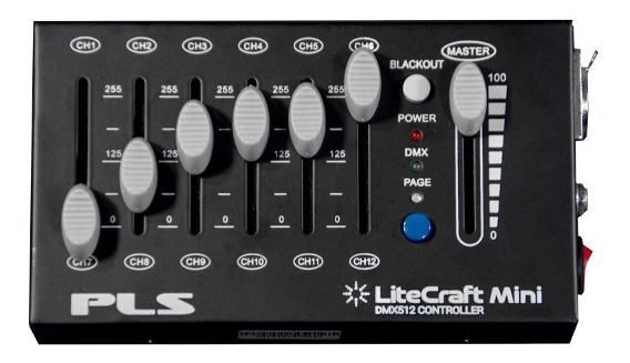 Mesa de Iluminação DMX PLS Litecraft Mini