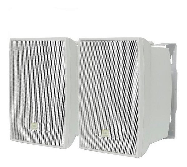 Caixa de Som Acústica JBL C621b Passiva 100W Rms Branca Par