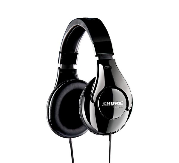 Fone de Ouvido Shure SRH240A-BK Circumaural Com Fio