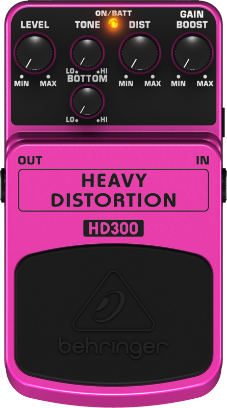 Pedal HD300 Heavy Distortion Behringer Para Guitarra