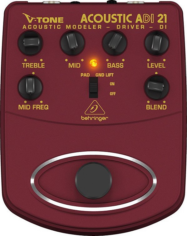 Pedal Behringer ADI21 Simulador Direct Box Para Violões