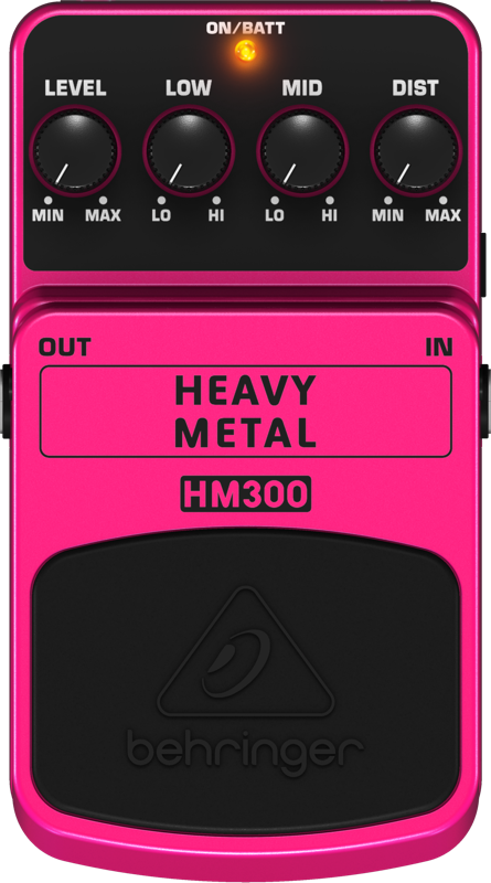 Pedal Behringer HM300 Para Guitarra Heavy Metal C/ Distorção
