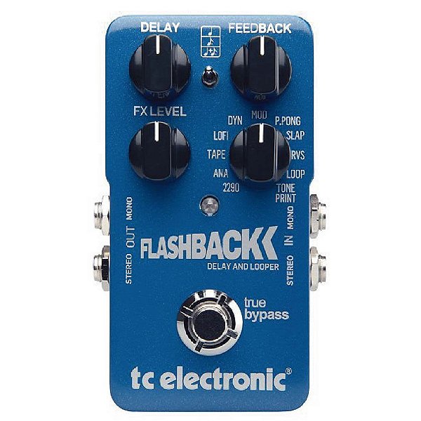 Pedal Flashback Delay e Looper TC Electronic Para Guitarra