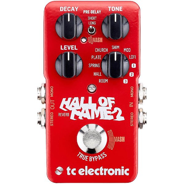 Pedal Reverb Hall Of Fame Reverb 2 TC Electronic Para Guitarra
