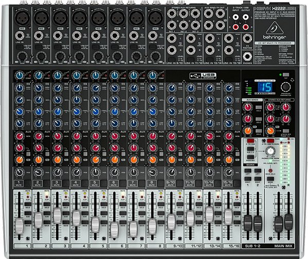 Mesa de Som Xenyx X2222USB Behringer - Mixer Bivolt