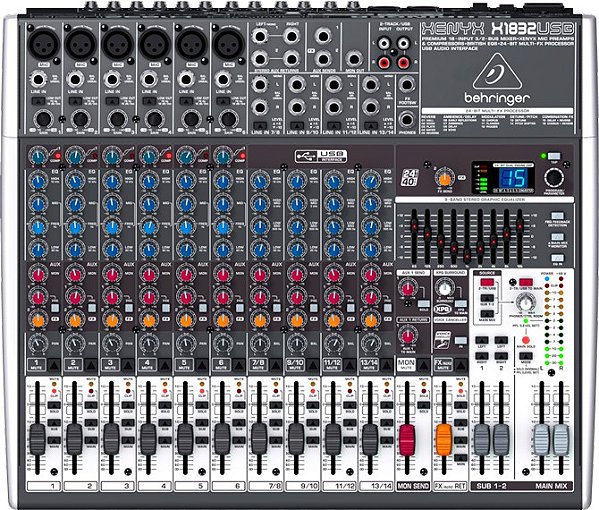 Mesa de Som Xenyx X1832USB Behringer Bivolt